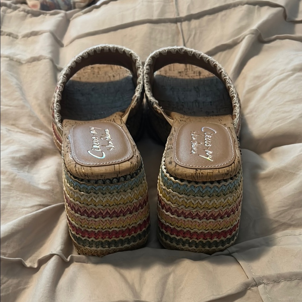 Circus by Sam Edelman Cork Wedge Sandals - Picture 10 of 11